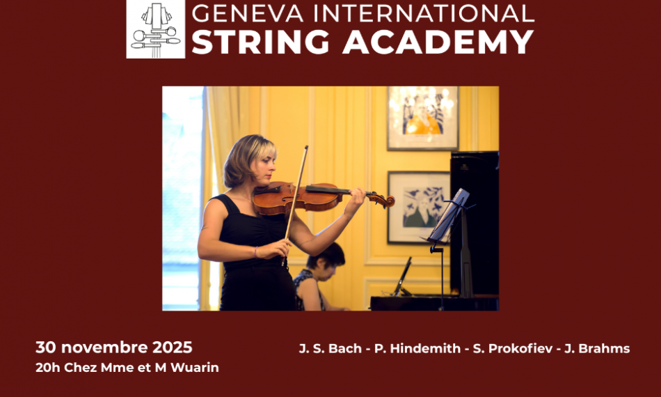 Récital - Bach, Hindemith , Prokofiev, Brahms